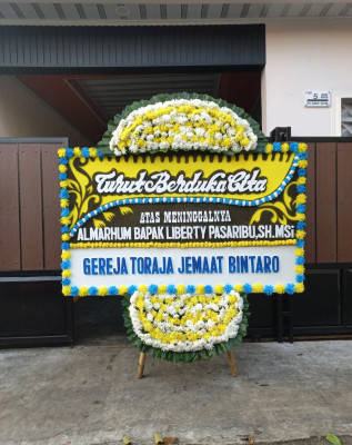 Papan Bunga Duka di Purworejo