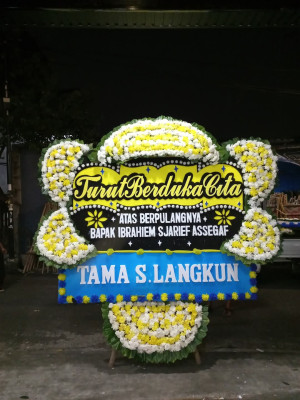 Papan Bunga Duka di Purworejo